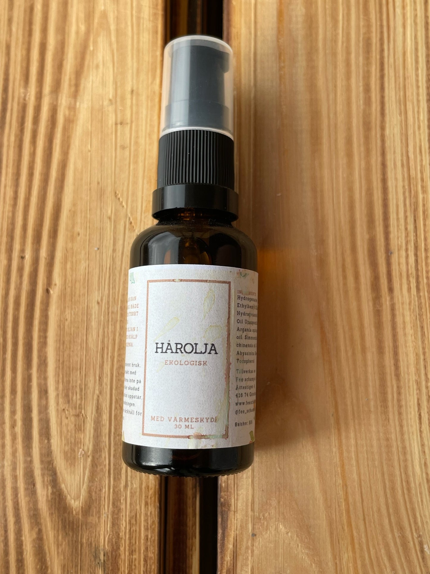 Ekologisk hårolja 30 ml