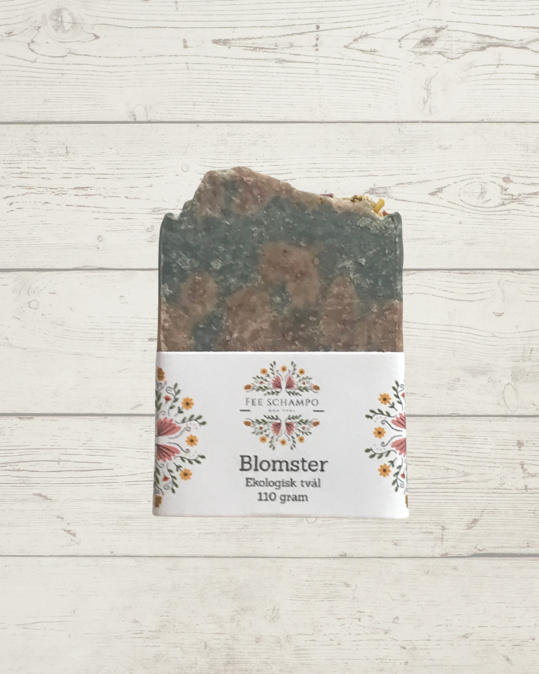 Blomster- fast tvål för ansikte, kropp och hand